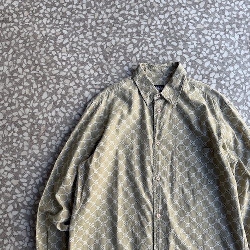 STUSSY / 90’s usa製 SS Chanel logo shirt sizeS