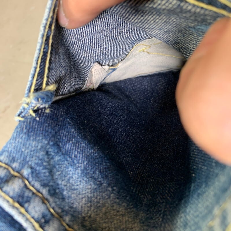 50's Lee リー 101Z デニムパンツ サイド黒タグ初期 片耳 GRIPPER