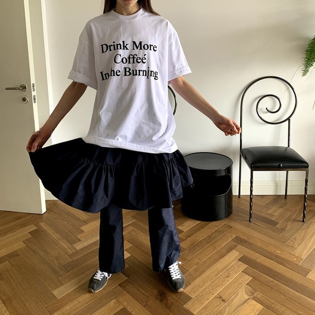 tiered skirt fake two-piece pants L0618