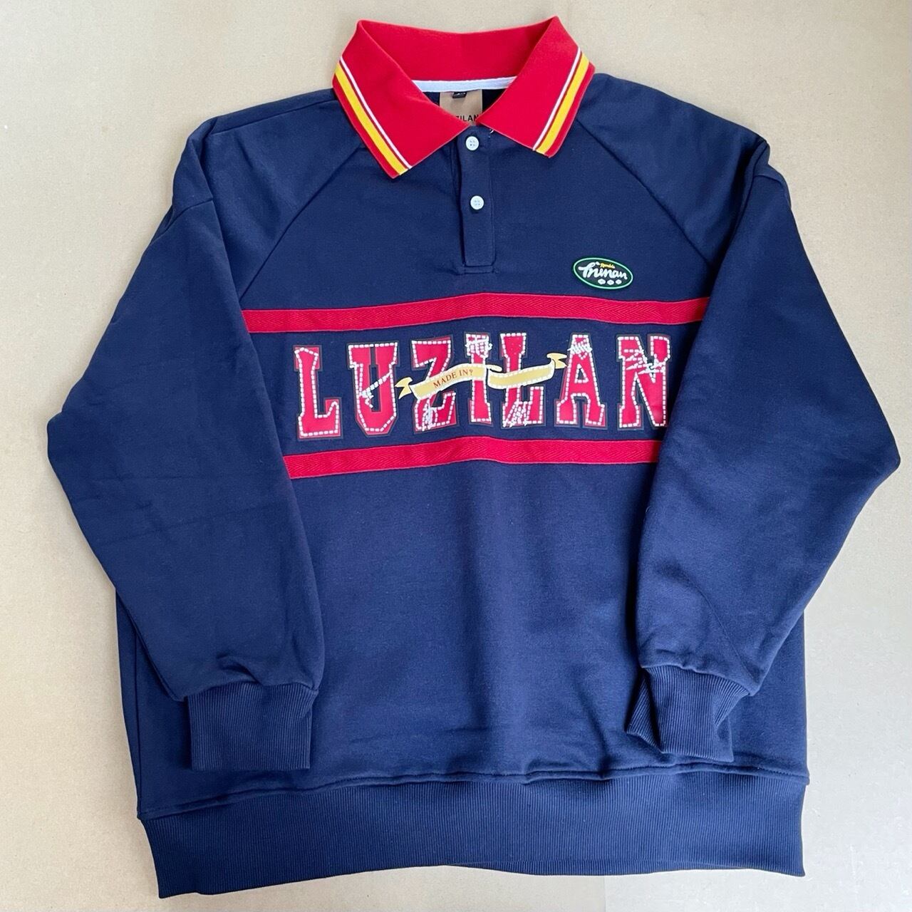 38012011-9】LUZILAN POLO Long t-shirt Color scheme/LUZILAN