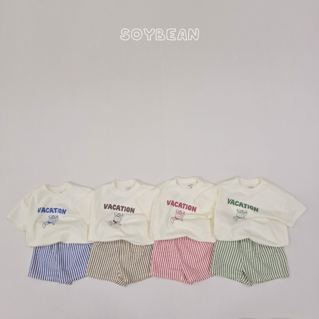 【取寄/韓国直送】SOYBEAN 26/SM コアラスロー上下セット｜夏服｜韓国子供服
