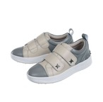 W Color Block Double Velcro Sneakers