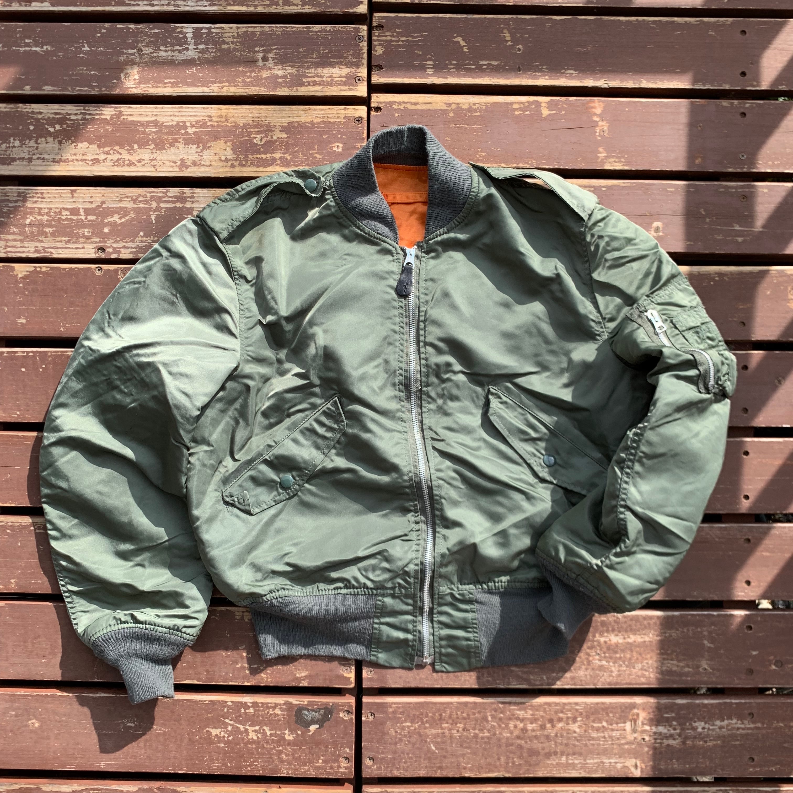 90's Made in USA ALPHA L-2B アルファ フライトジャケット 250