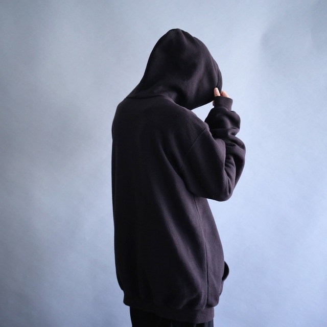 "Carhartt" over size black sweat parka