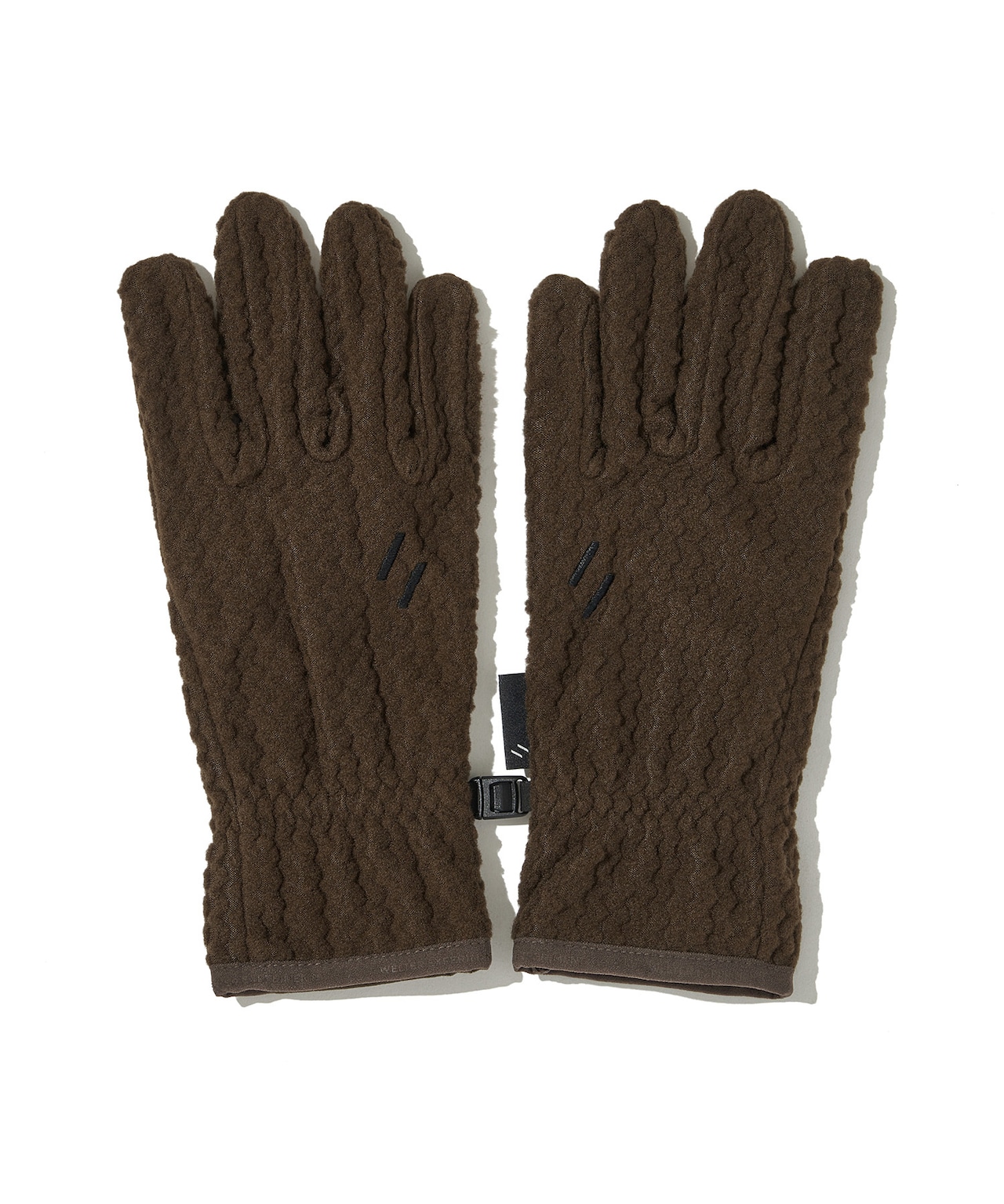 CALORA FLEECE GLOVES_BROWN