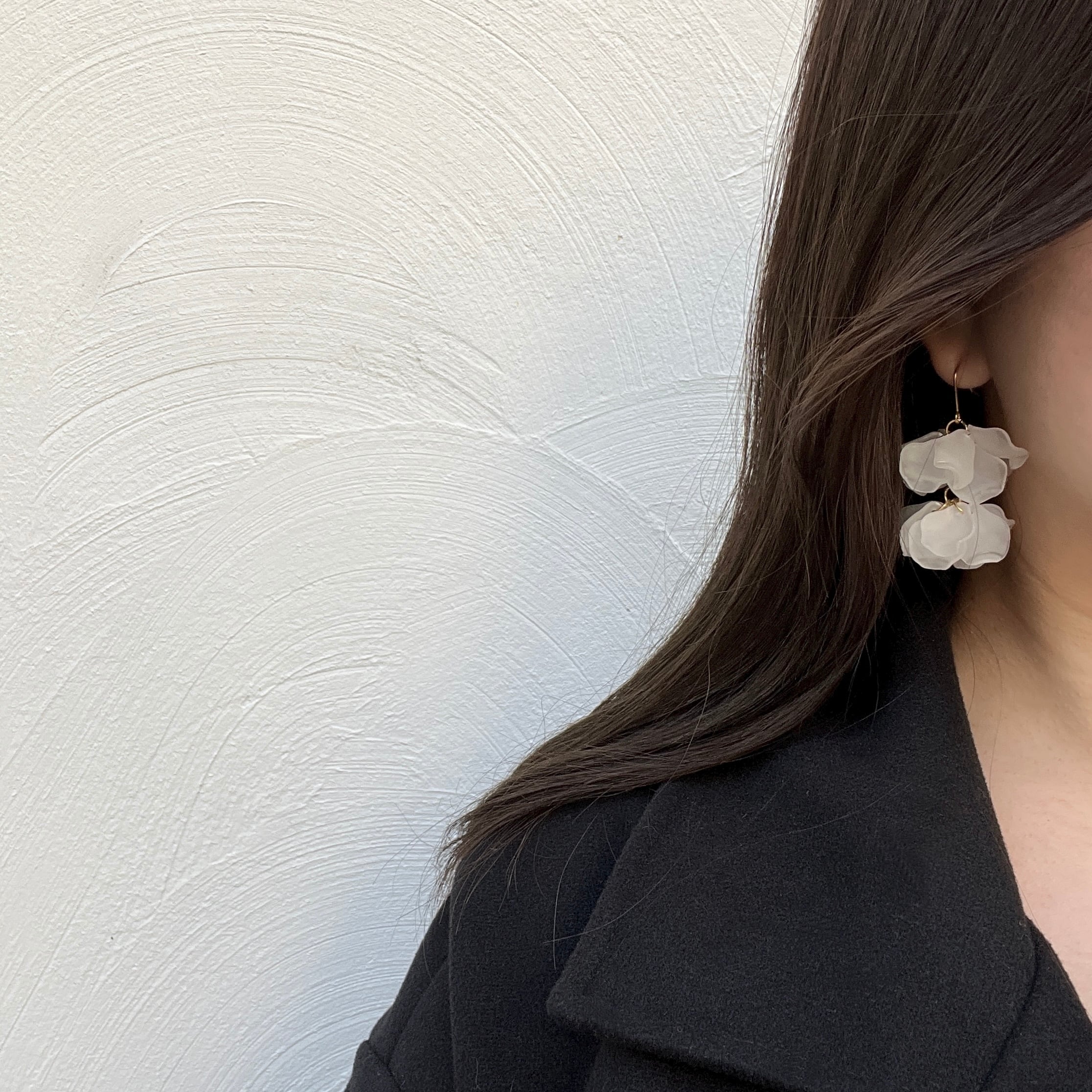 ダブル花びらピアス&イヤリング | SHOP_me