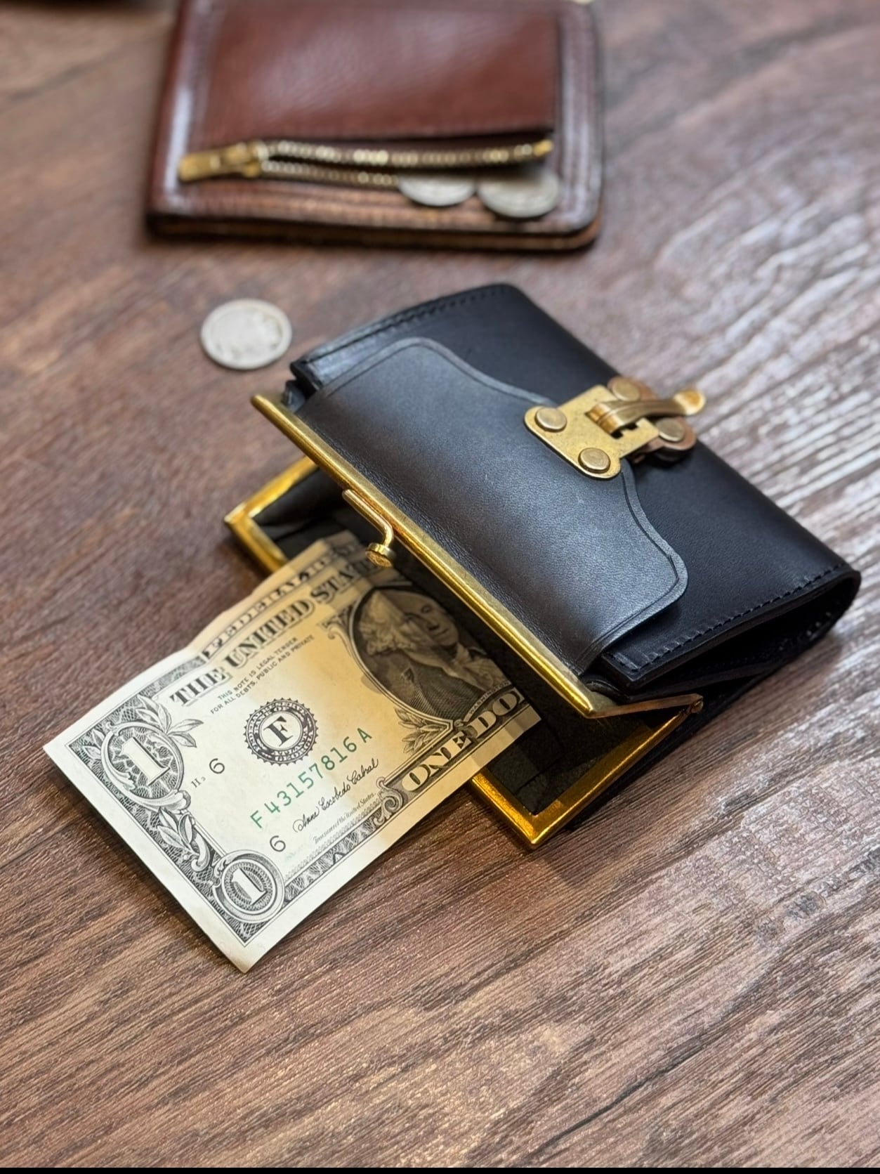 vasco LEATHER VOYAGE PURSE WALLE (BLACK) VSC-713 | TiL (ティル）