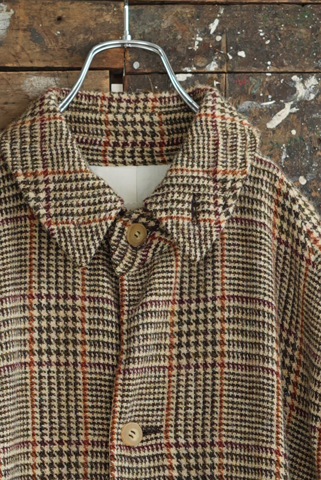 CHEZ VIDALENC - COAT BOBI / HARRIS TWEED (CHATTERLEY) | Brownie