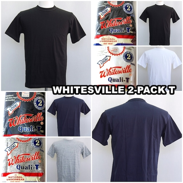 WHITESVILLE　ホワイツビル 　73544 ２枚組 ２PAC　半袖Tシャツ　 東洋エンタープライズ　TOYO　