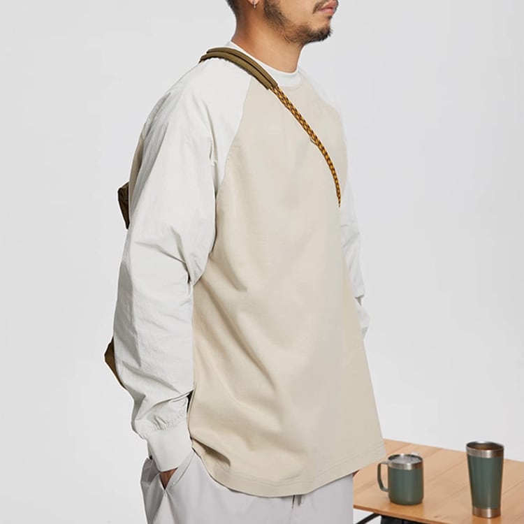 ★CONTRAST COLOR INNER BOTTLING SHIRT　　　A0705