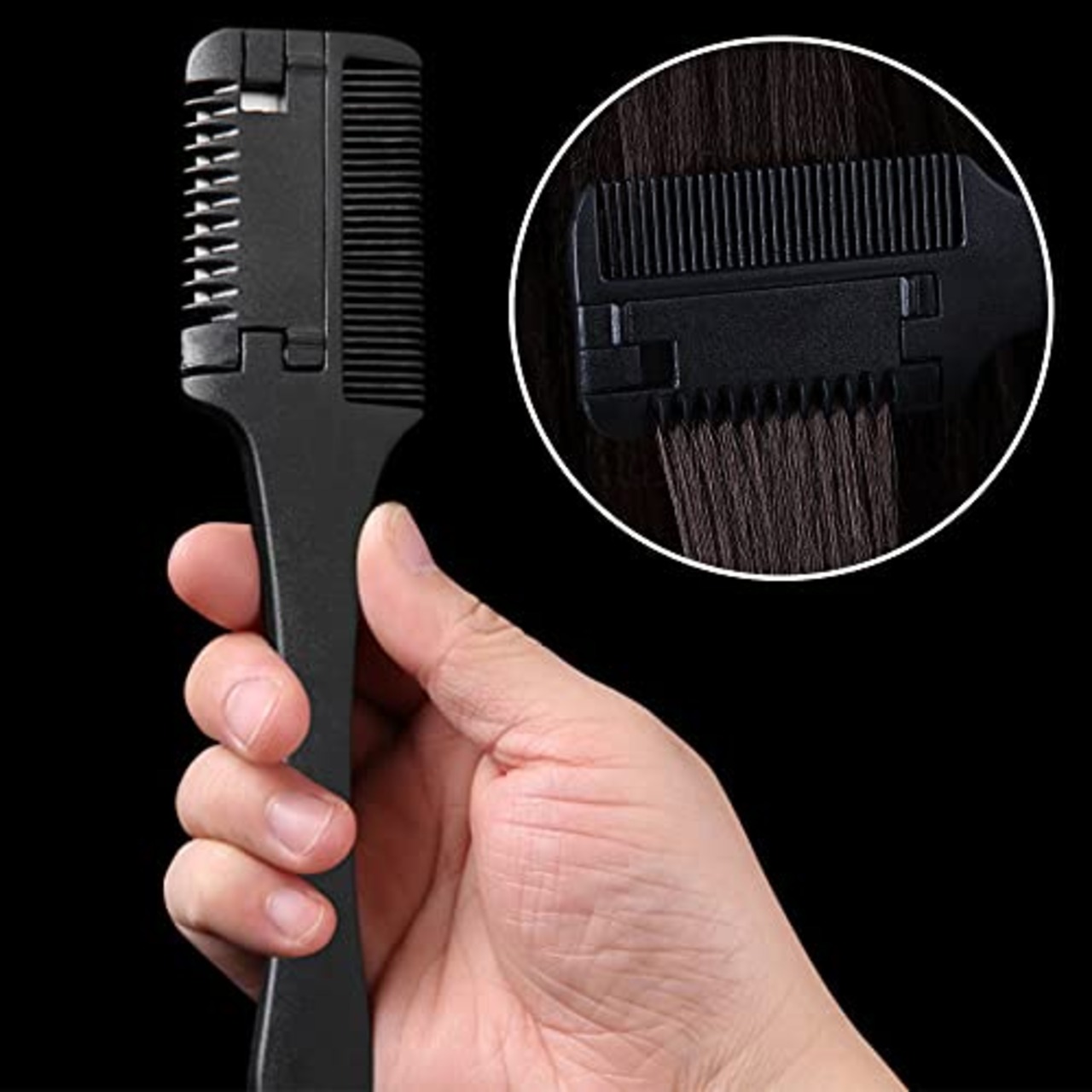 3本セット くし ヘアカッター コームシェーパー 両面 ヘアーカッター ヘアコーム サロン家庭 理容 理髪ツール ヘアスタイリング