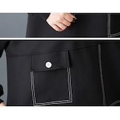 ステッチデザイン スウェットワンピース 60007