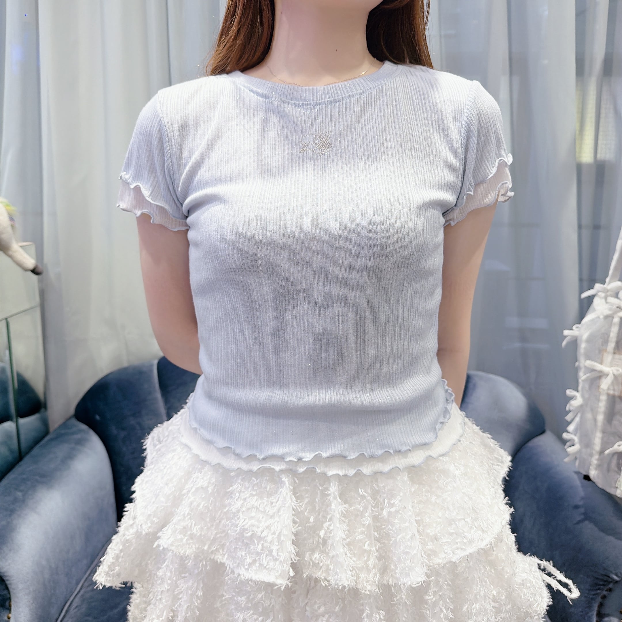 レイヤードラメTシャツ | lilLilly official webstore