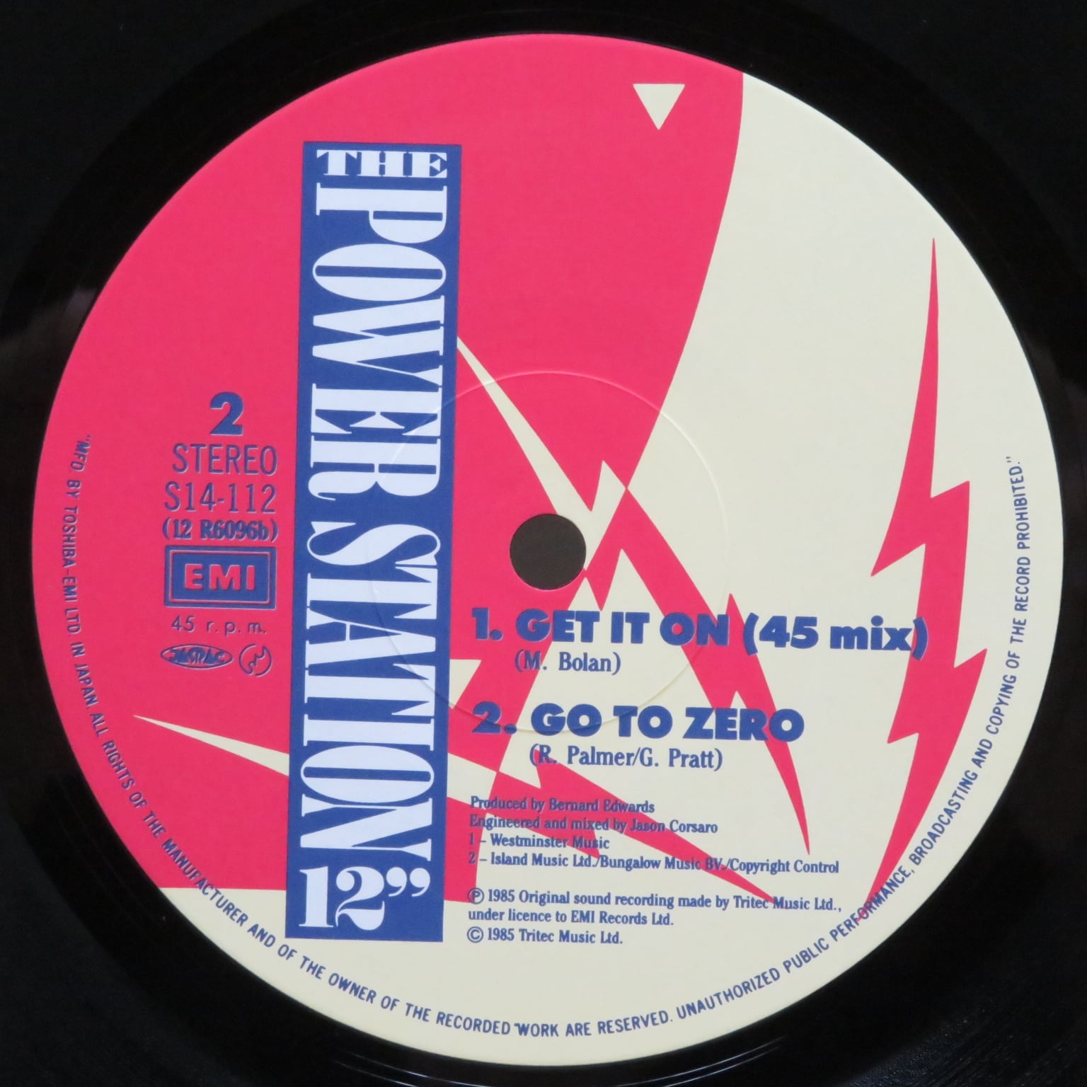 The Power Station / Get It On [S14-112] - 画像4