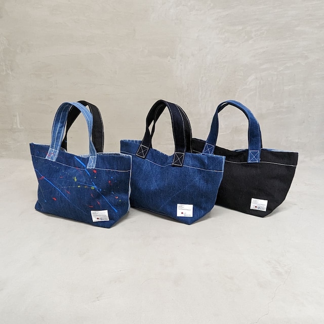 RANDOM DENIM TOTE BAG ［small］