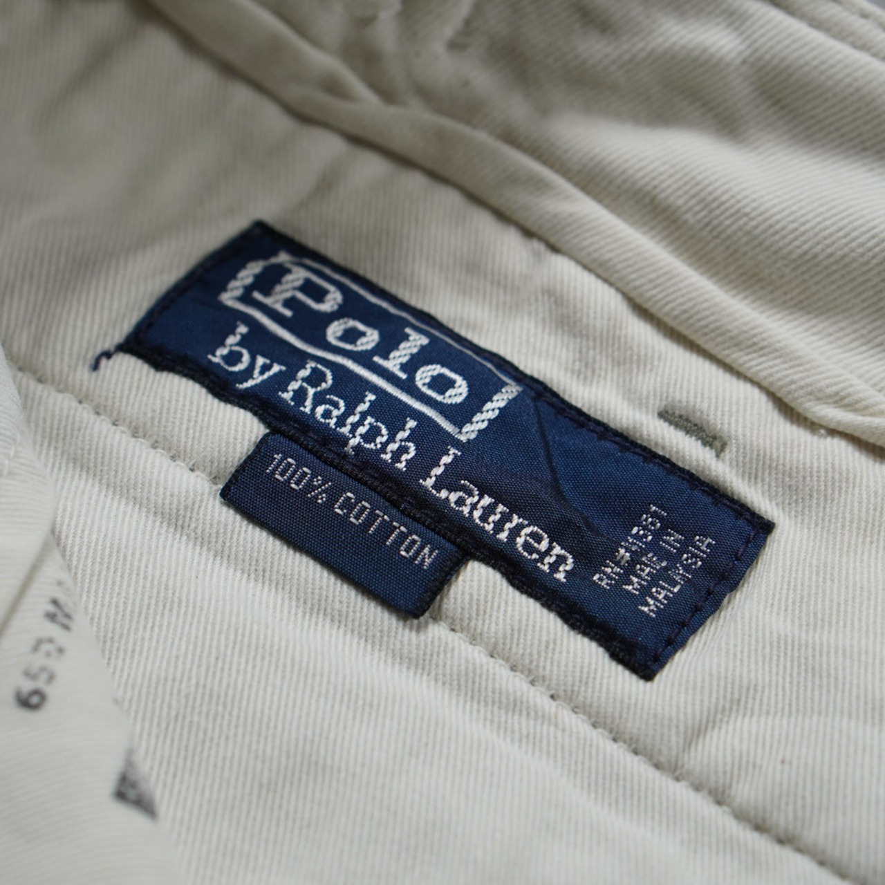 Polo by Ralph Lauren Military-inspired chino trousers sage green W34L32 古着 - 14