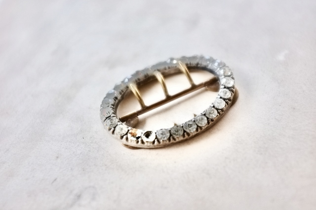 19世紀 フランス 星のエルフとペーストのバックルa アンティーク