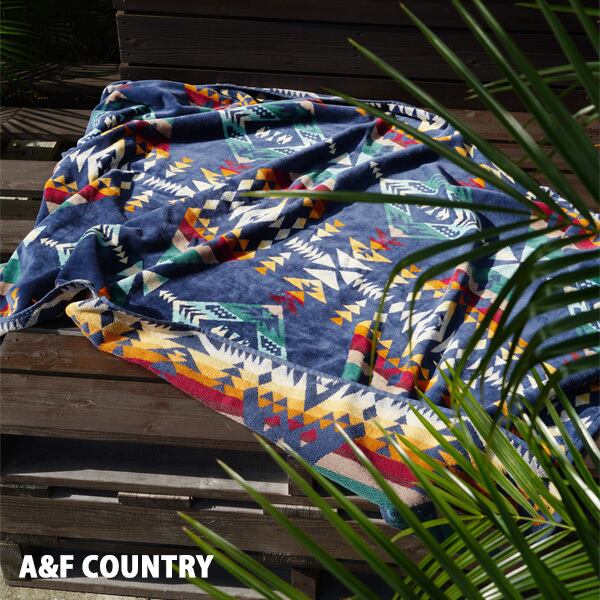 PENDLETON (ﾍﾟﾝﾄﾞﾙﾄﾝ) - OVERSIZED JACQUARD TOWEL Diamond Peak