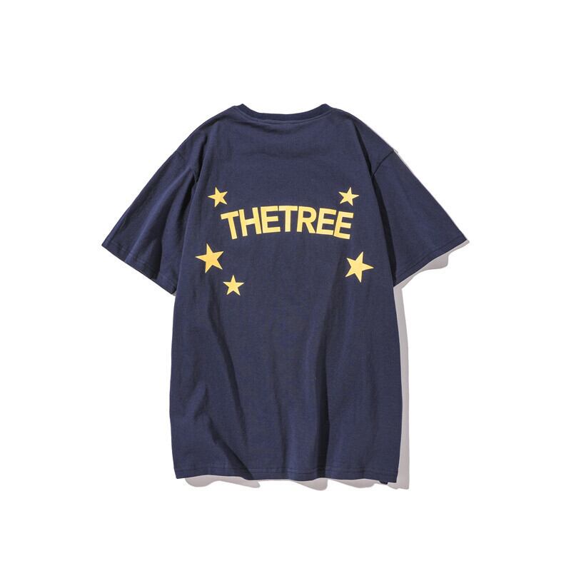 【新作】【送料無料】 ロードヴィンテージサマーラウンドネックレタープリントルーズ半袖TシャツメンズレトロトレンドTシャツ-アリババ ショート ハーフスリーブ 夏物 Oネック ビンテージ hip6-161113927946019