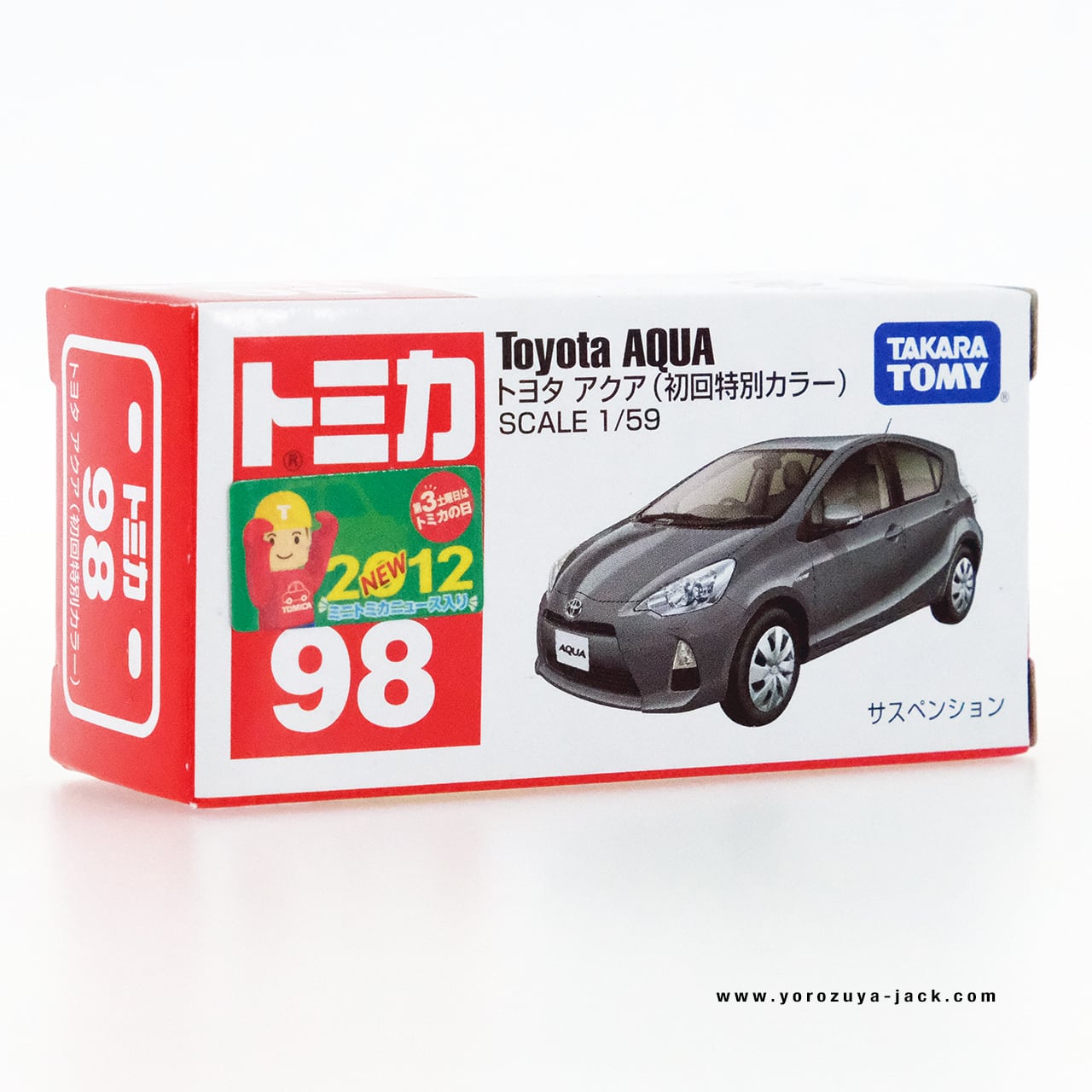 トミカ 98 トヨタ アクア (初回特別カラー) #10450375