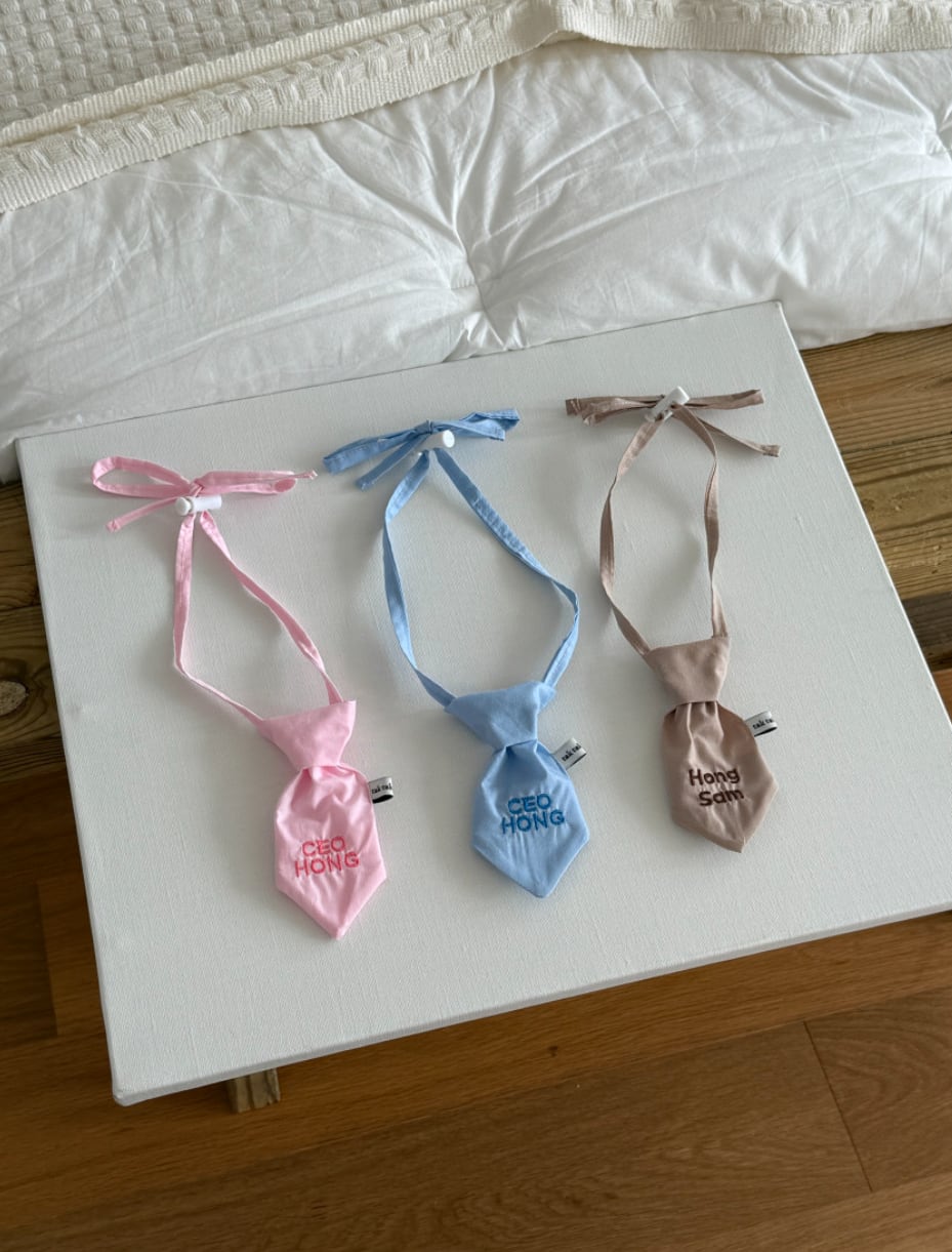 予約【tak!tak!tak!tak!】Vintage stripe custom Necktie (3Color)