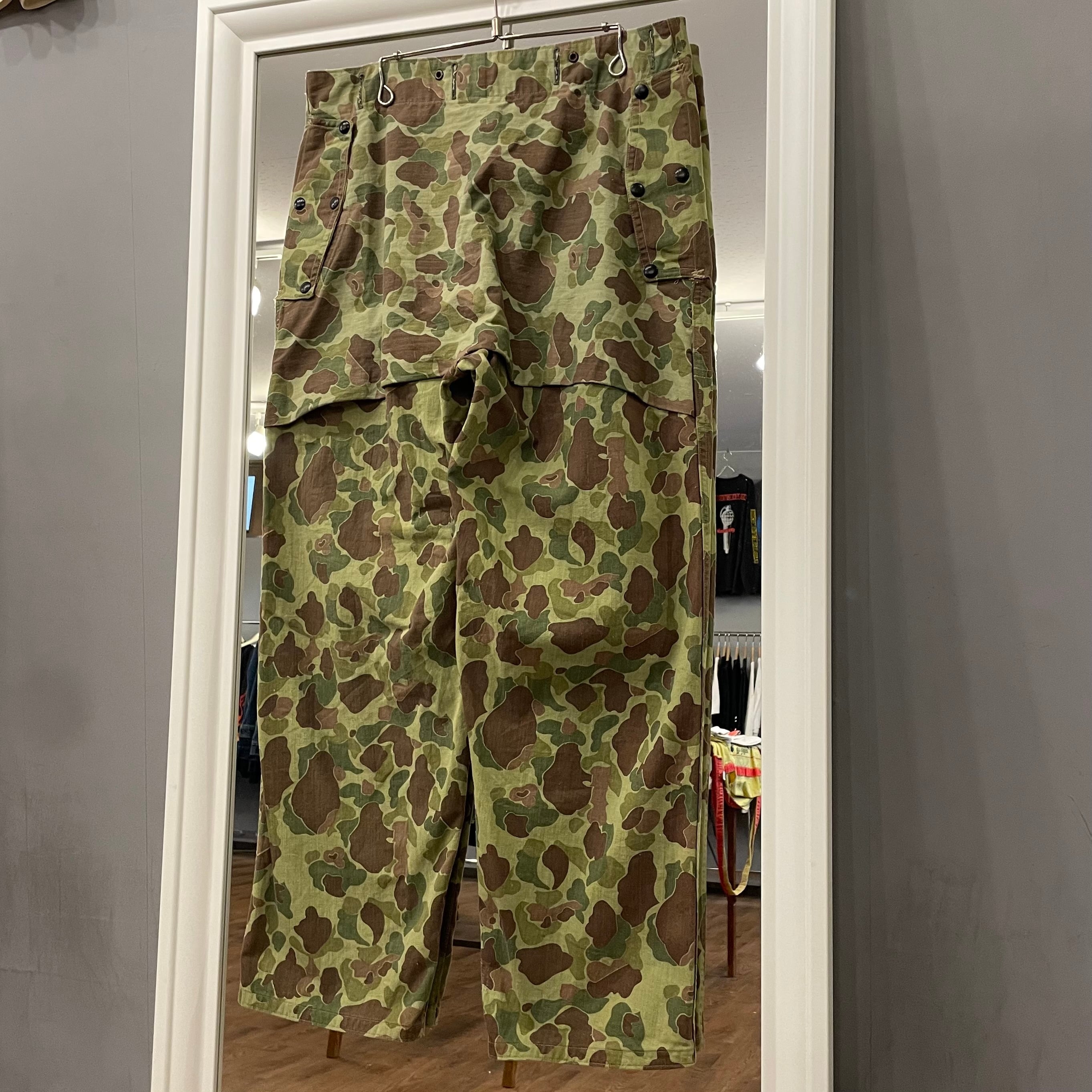 mint conditon】40's USMC P-44 Duck Hunter Camo Pants | spike osu