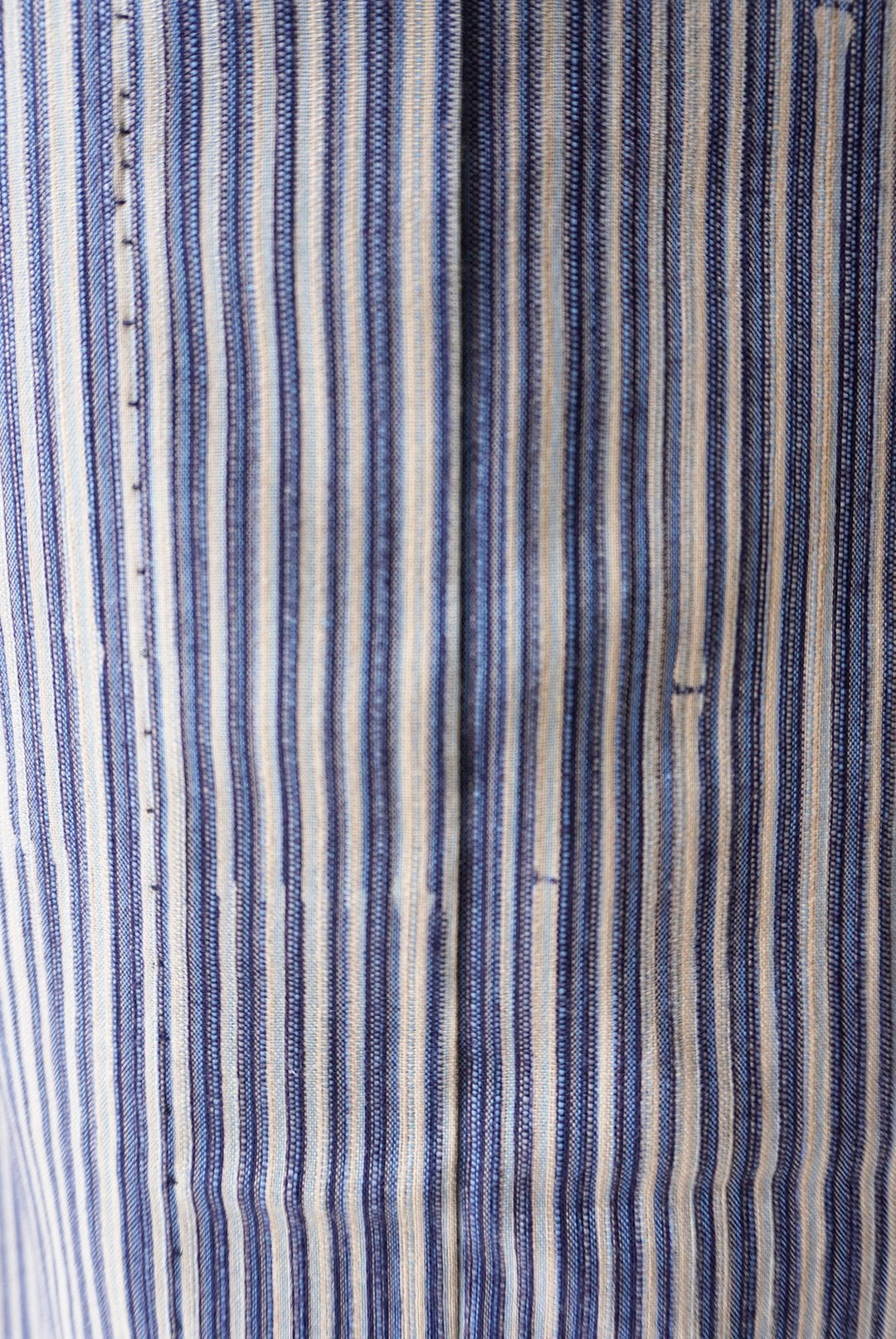 【浴衣】細竹柄縞文 濃紺×パステルカラー 浴衣