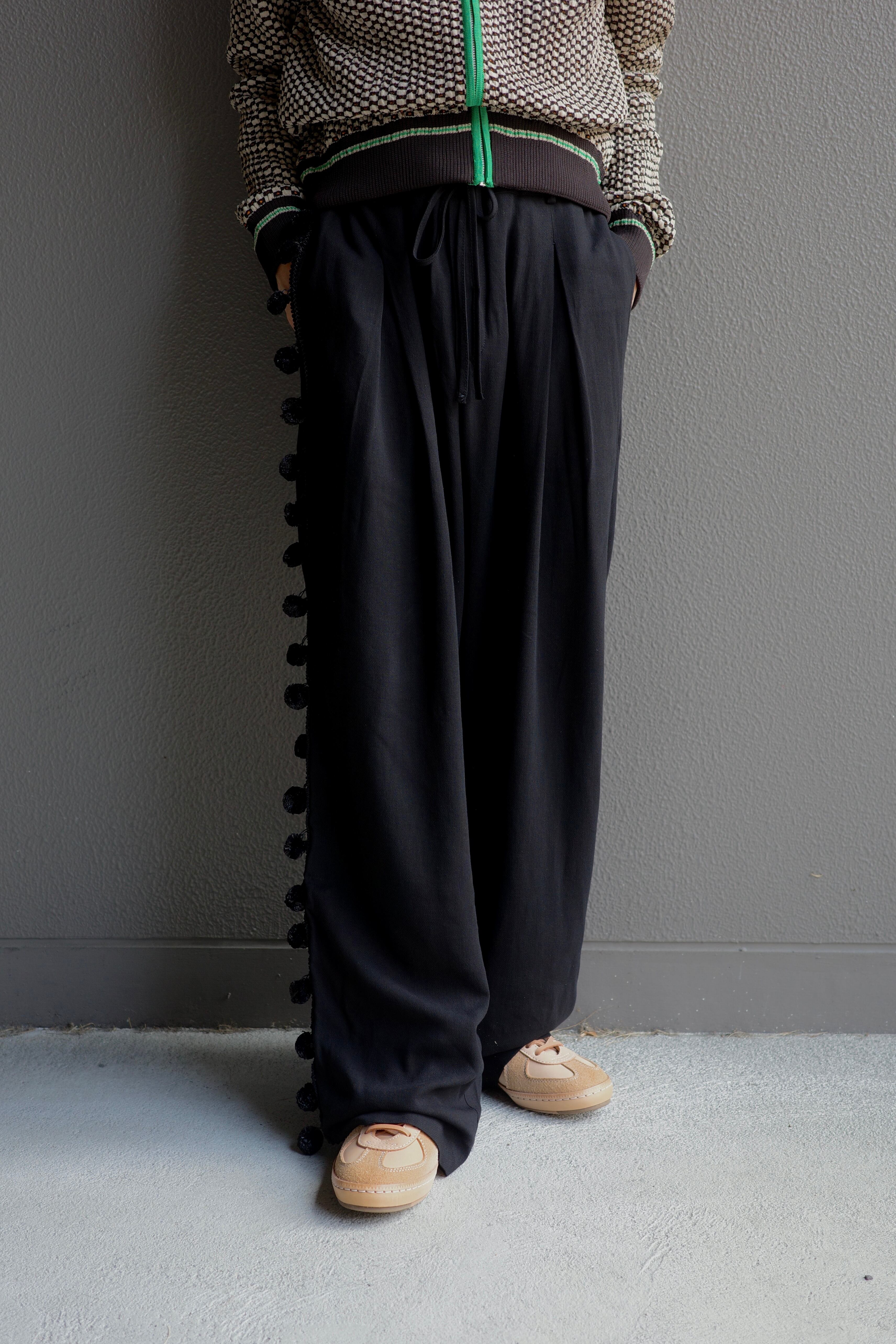 WALES BONNER 【MENELIK TROUSERS】 | lloomm