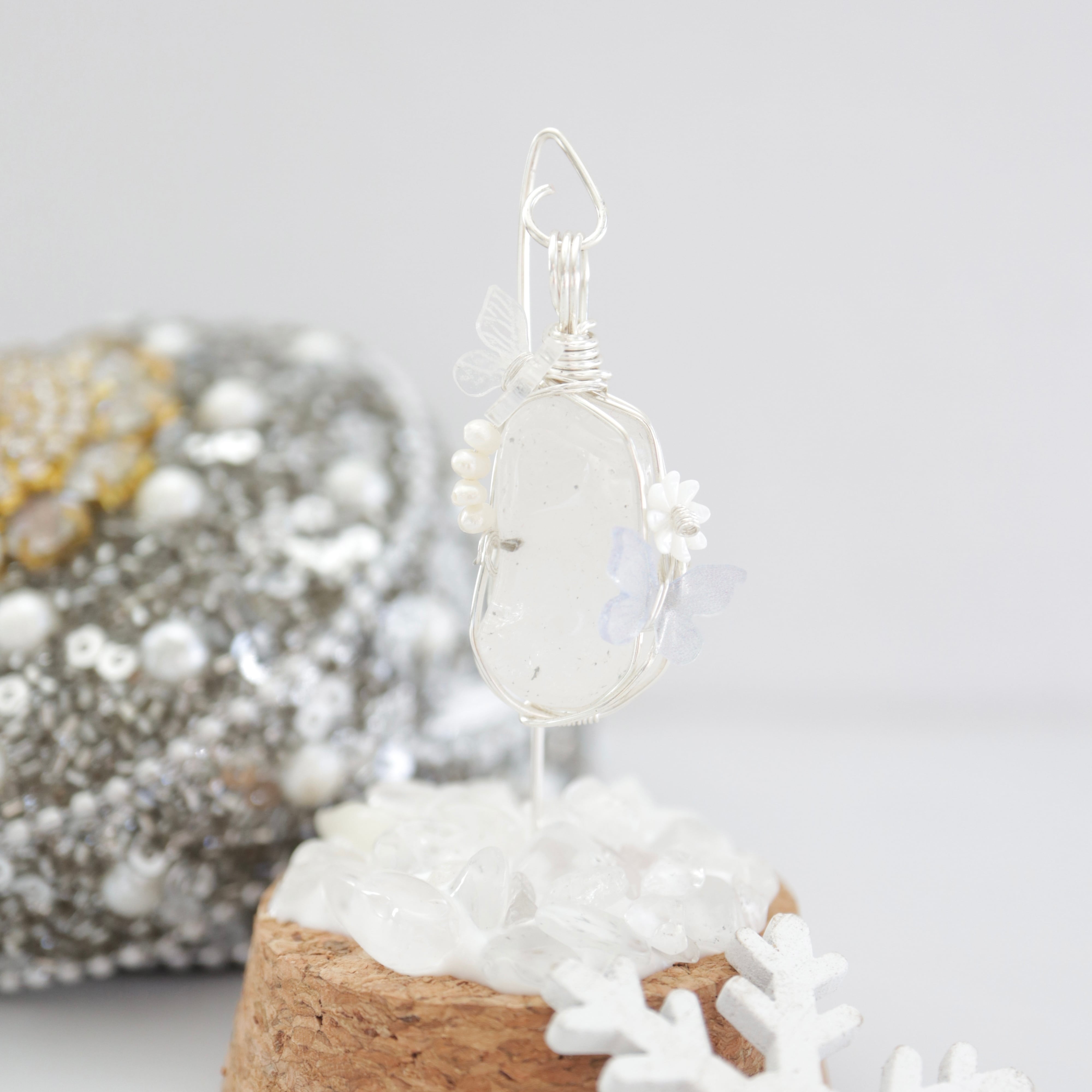 【1点もの】乙女鉱山の水晶《白練》|やわらかな光に溶ける祈り