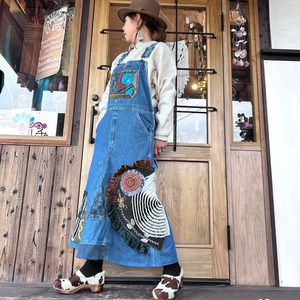 リメイク刺繍サロペット