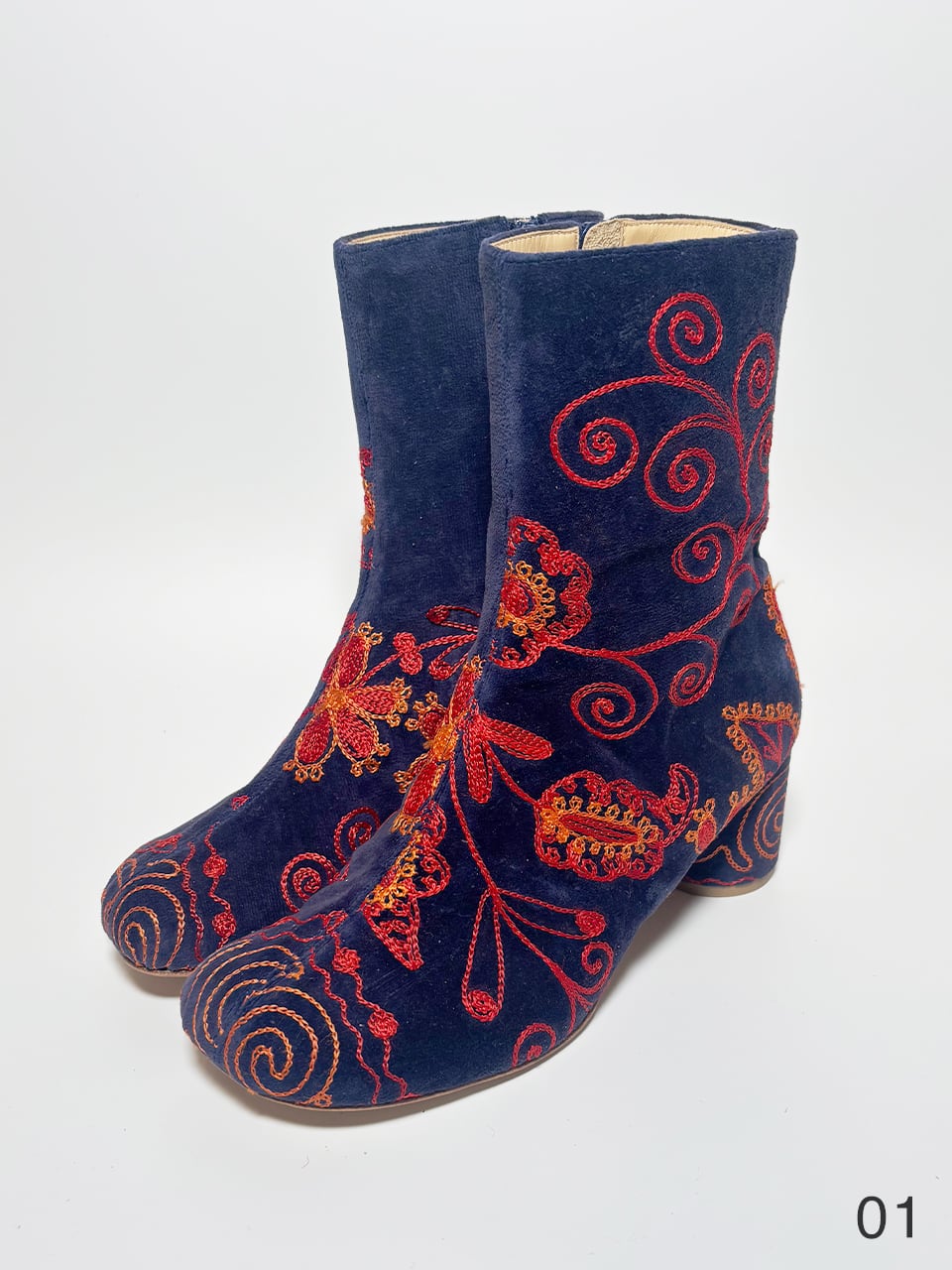 SUZANI BOOTS / NVY【Lサイズ】