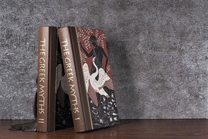 【CM314】≪THE FOLIO SOCIETY≫THE GREEK MYTHS Ⅰ&Ⅱ -2set- / display book