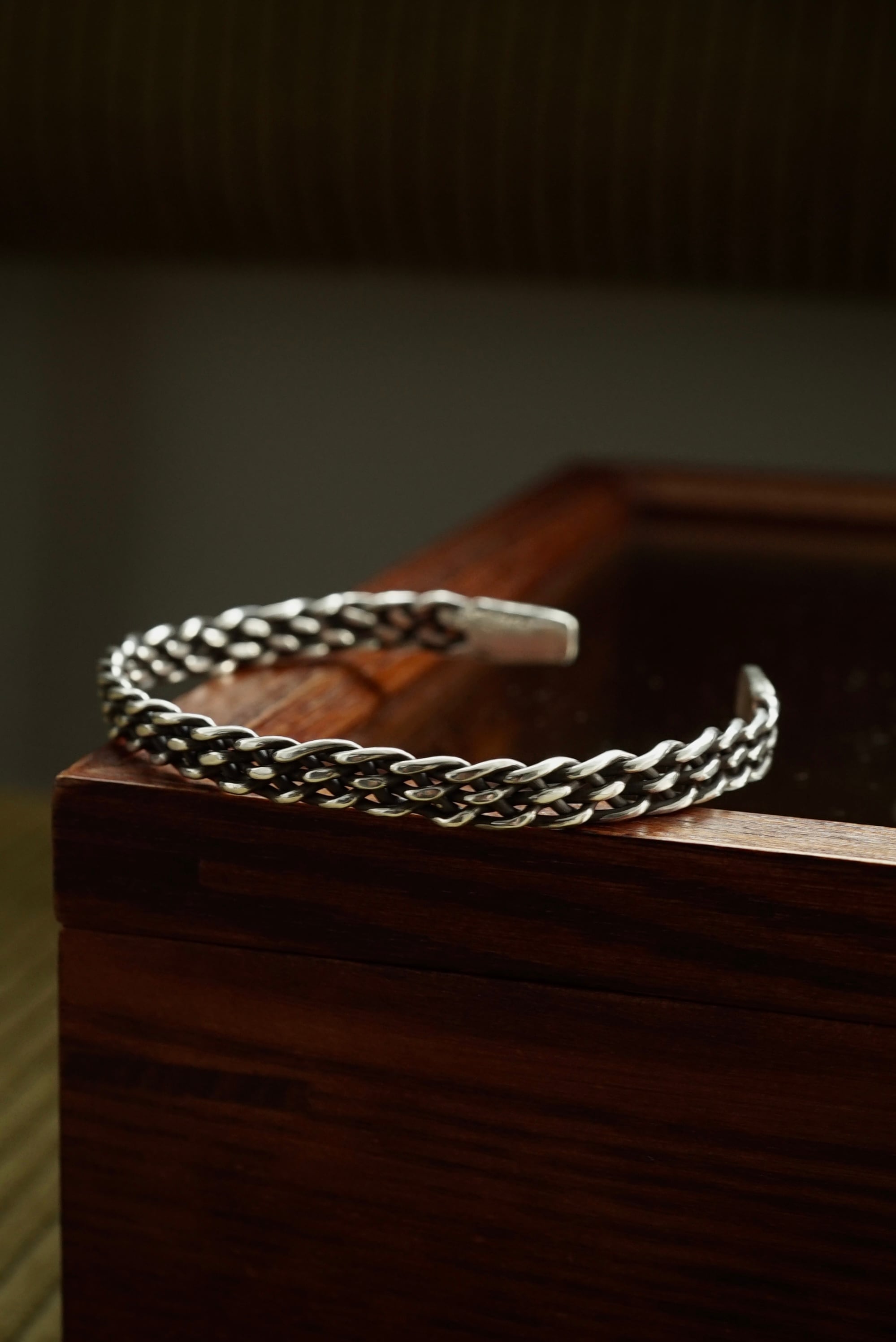 受注生産】Hand Made Silver / Chain_Braid Bangle | C O L I N A