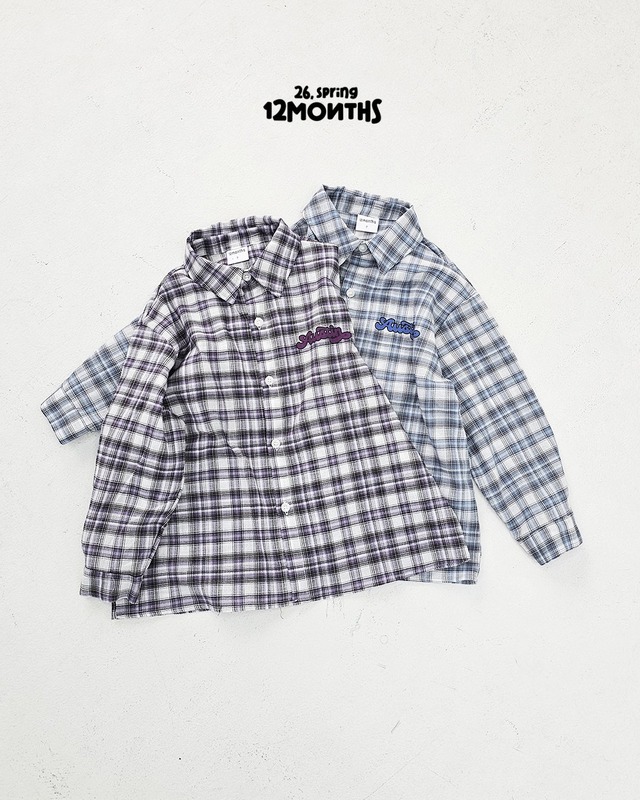 【取寄】12months｜austin shirts｜オースティンシャツ｜7-19｜kids&jr｜26 spring