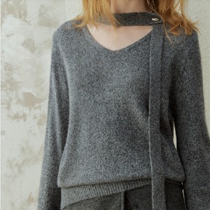 ネックストラップ ニット トップス G0307