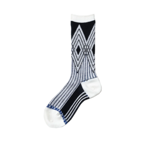 TRICOTÉ / 【23-25cm】 diamond jacquard  socks TR33SO038