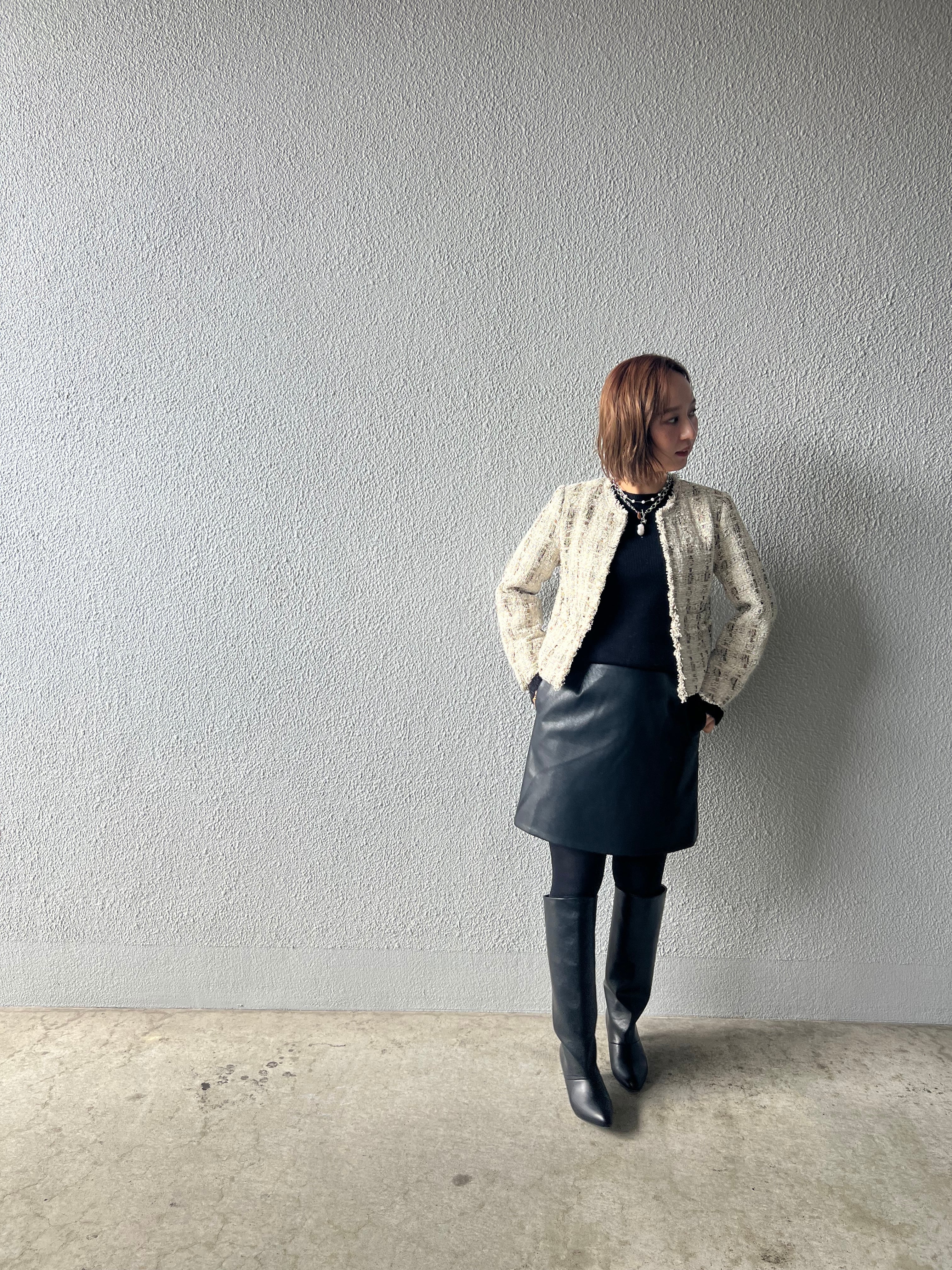 【anana】フェイクレザーミニスカート a89-041