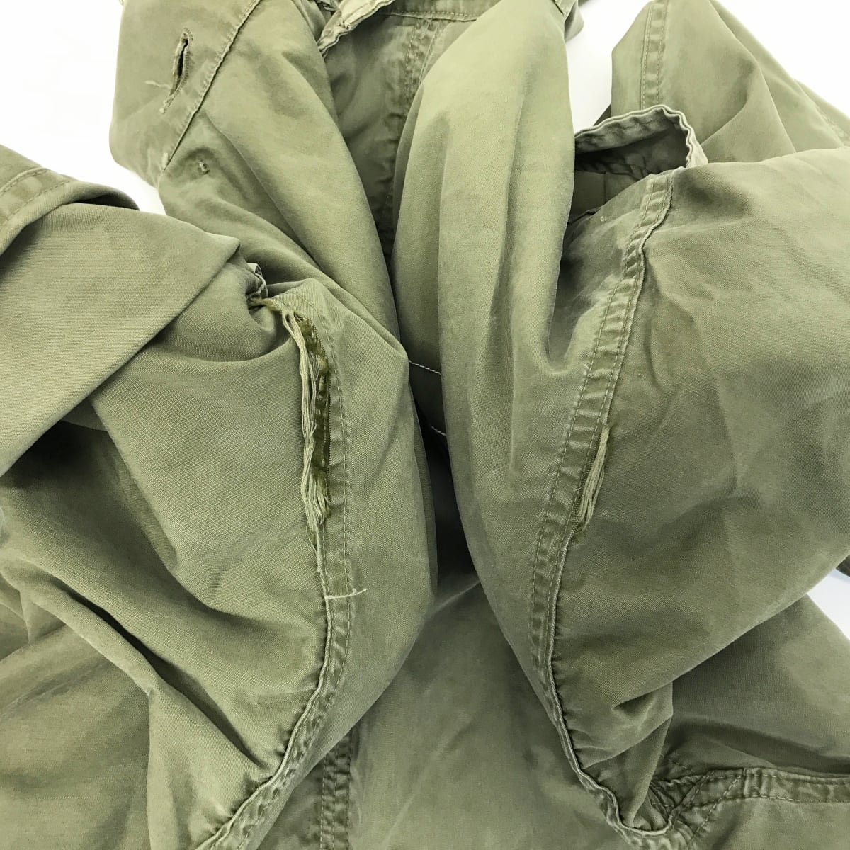 【入手困難】 アメリカUSA軍　L ミリタリージャケット　モッズコート　軍物　緑