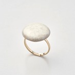 陶磁器リング　〈circle_large〉　No.001 Cosmic Latte
