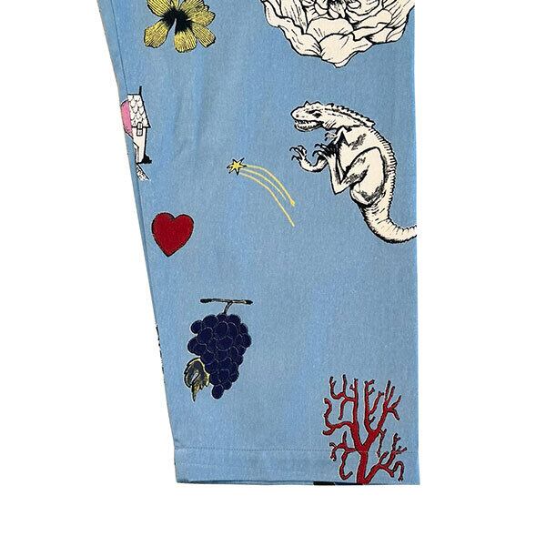 VIDA 2 TWILL LOOSE PANTS BLUE ルーズパンツ UNISEX 男女兼用