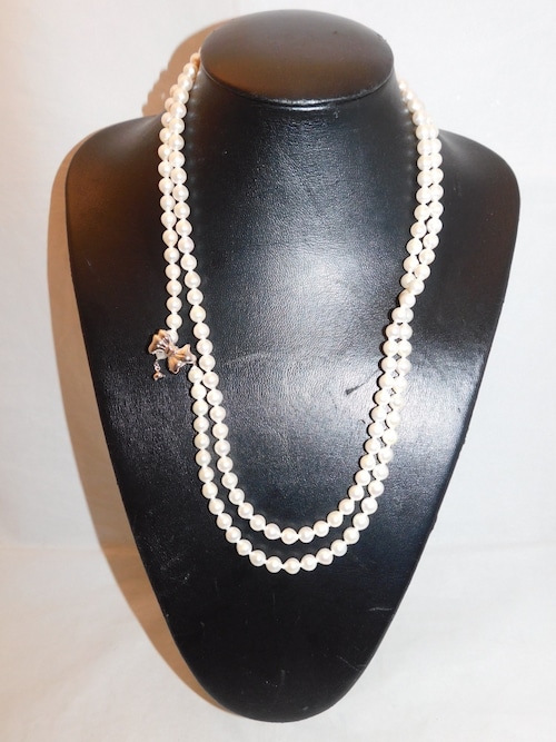 真珠ロングネックレス(ビンテージ) vintage pearl long necklace　