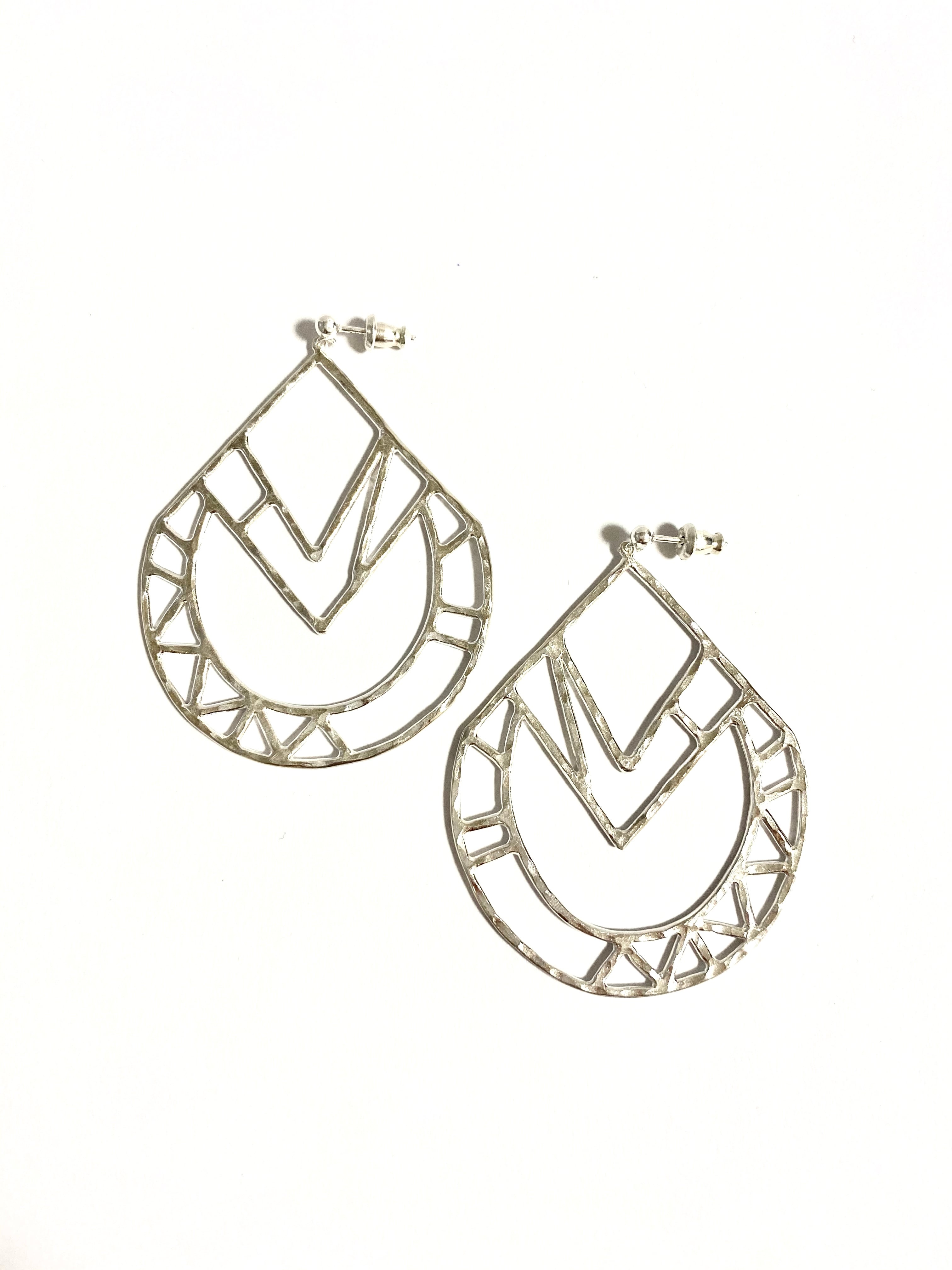 EG007S 【G-7 silver earrings】