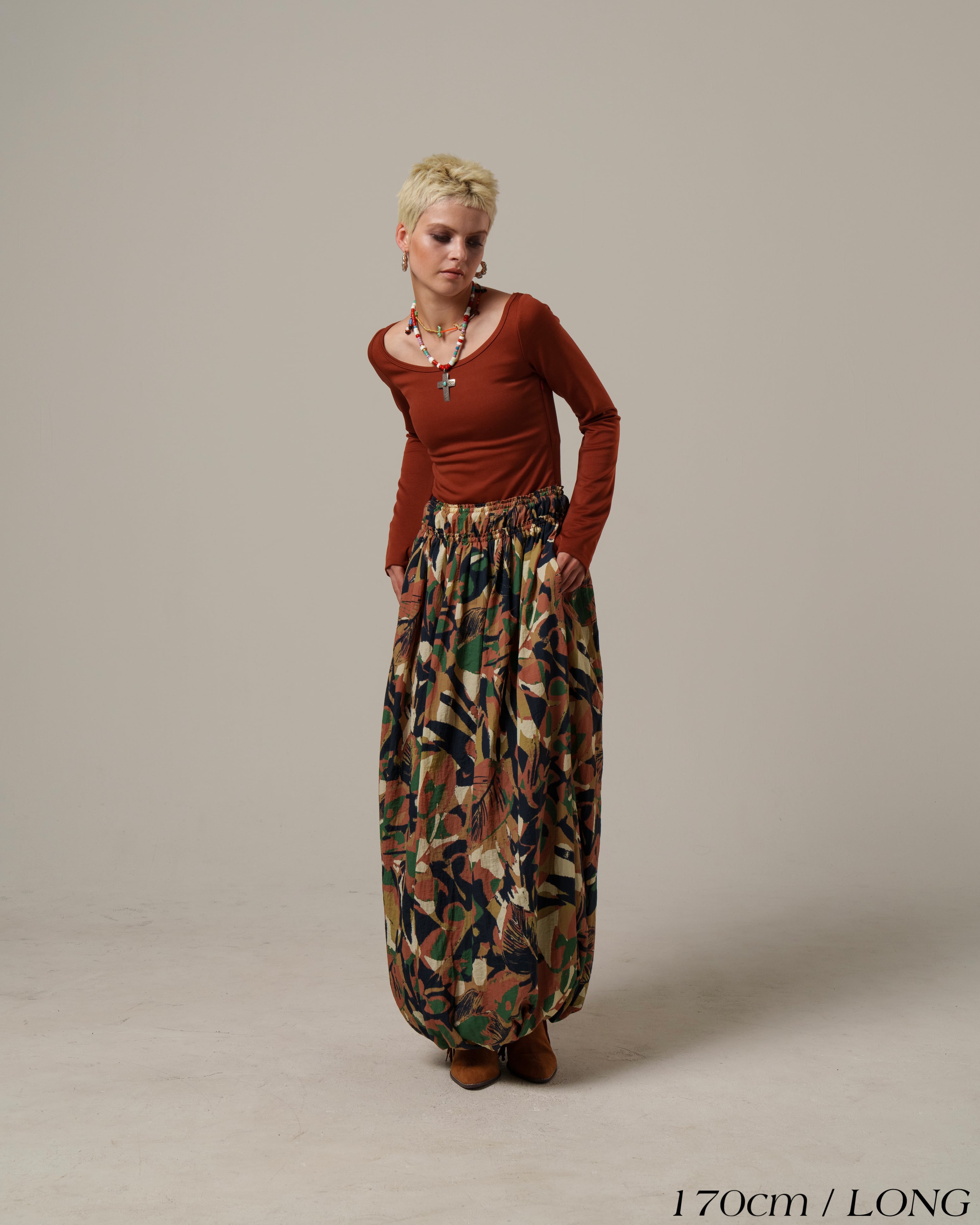 Balloon Hybrid Dress/Camouflage