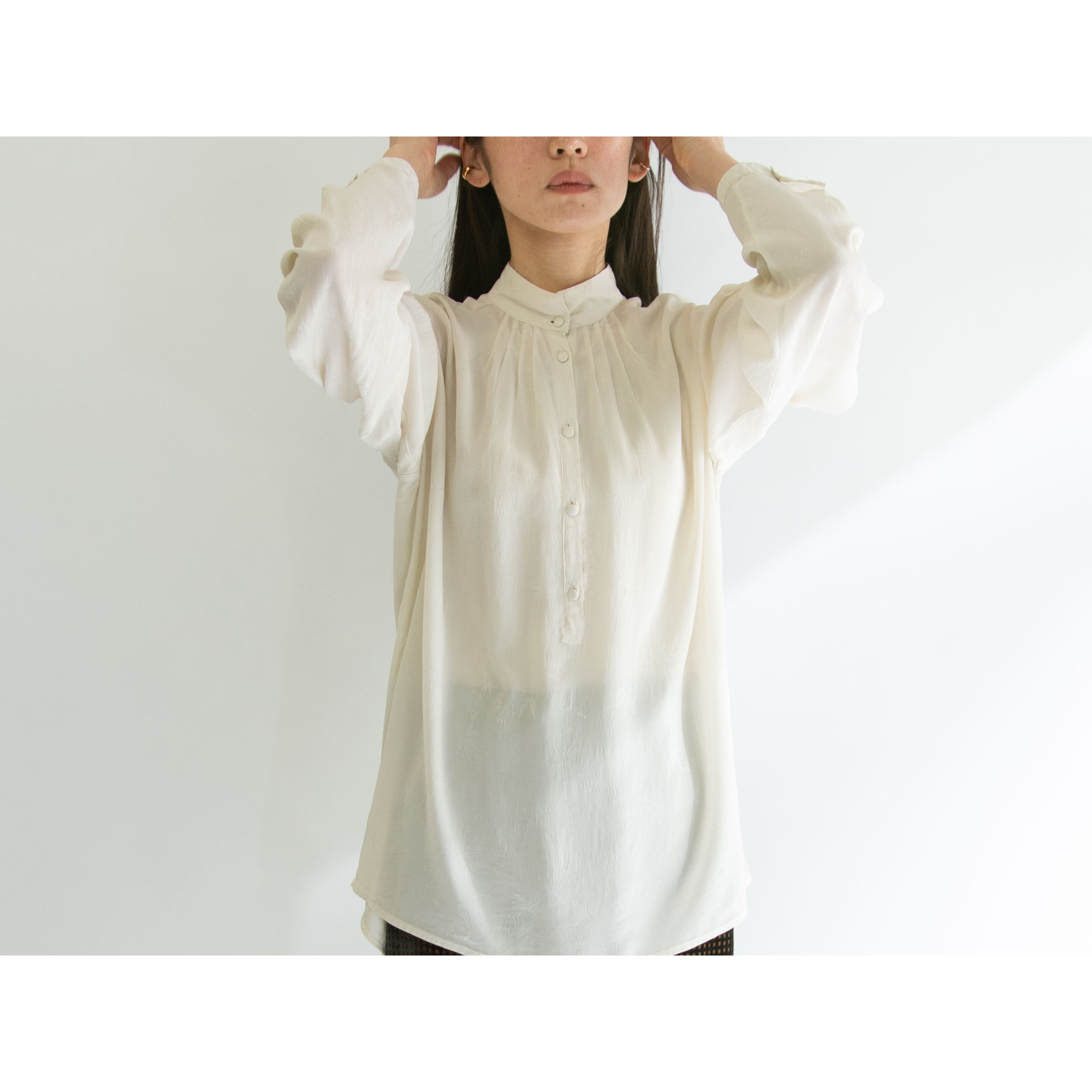 クーポン有り cacharel シルクブラウス 【公式通販】