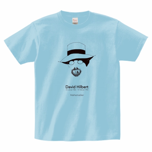 ダフィッド・ヒルベルトTシャツ_ライトブルー/David HIlbert T-shirt (Light Blue)