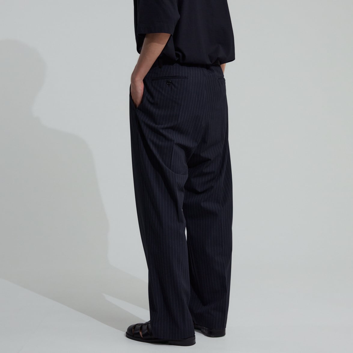 WOMEN'S】TROPICAL T/W TUCK PANTS - LONG / トロピカルT/Wタック