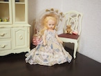 布花帽子と花柄ドレス「Nancy Ann Story Book Doll」(破れあり) 画像18