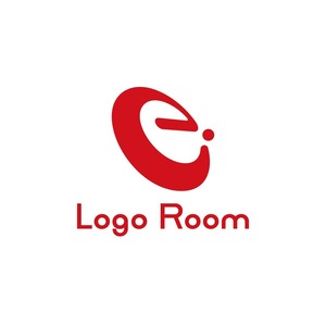 No620 小文字のeのロゴ【アルファベット、e、赤、シンプル、親しみ、明るい、IT、WEB、ネット、テクノロジー、製造、不動産、ショップ】