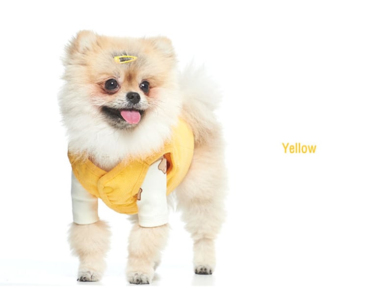 コーデュロイクマちゃんベスト S ~ 2XL 3color  /  犬服 秋冬 新作 ドッグウェア ボアベスト ダウン ベスト 犬 服 アウター 袖なし 小型犬 中型犬 outer24