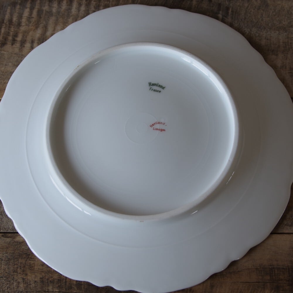 アビランド10枚セットリモージュ皿リムプレート